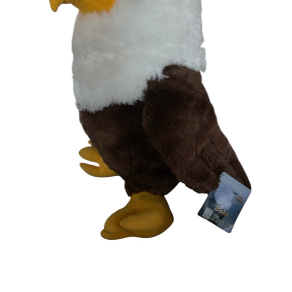 Bald Eagle Bird Plush Toy 16.5 inch tall Large by Fiesta Toy Soft New w/tag 2017 - Picture 6 of 10